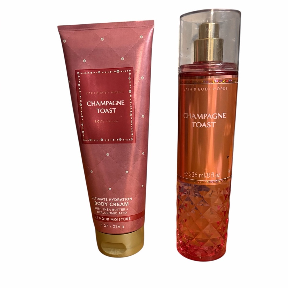 Bath & Body Works Champagne Toast Body Cream and Mist Duo
